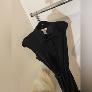 Joe Benbasset- Black jumpsuit- large- sleeveless